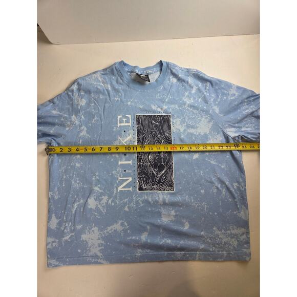 Nike Blue USA Topography Boxy Crop XL Tee - Picture 5 of 6